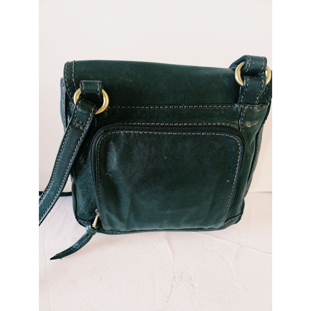 Fossil Vintage Black Pebbled Leather Small Crossbody Bag - Picture 4 of 10